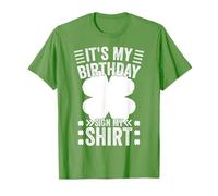 It's My Birthday Sign My Shirt St Patrick's Day Bday Bday Party Camiseta