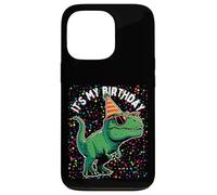 It's My Birthday Trex Rwar Dino Mite Cumpleaños Niño Niña Carcasa para iPhone 13 Pro