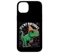 It's My Birthday Trex Rwar Dino Mite Cumpleaños Niño Niña Carcasa para iPhone 14 Plus