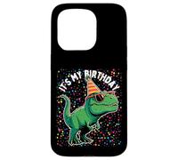 It's My Birthday Trex Rwar Dino Mite Cumpleaños Niño Niña Carcasa para iPhone 15 Pro