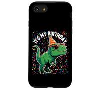It's My Birthday Trex Rwar Dino Mite Cumpleaños Niño Niña Carcasa para iPhone SE (2020) / 7/8