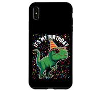 It's My Birthday Trex Rwar Dino Mite Cumpleaños Niño Niña Carcasa para iPhone XS MAX