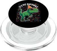It's My Birthday Trex Rwar Dino Mite Cumpleaños Niño Niña PopSockets PopGrip para MagSafe