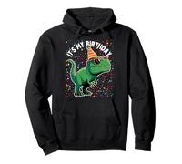 It's My Birthday Trex Rwar Dino Mite Cumpleaños Niño Niña Sudadera con Capucha