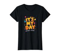 It's My Day Birthday Edition - Cita Festiva de celebración Camiseta, Mujer, Negro, XXL