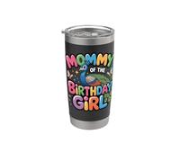 It's My Mama's Birthday pavo real Mom Family Bday Vaso térmico de acero inoxidable de doble pared