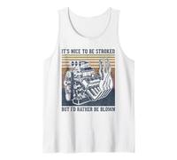 It's Nice To Be Stroked But I'D Rather Be Blown Funny Block Camiseta sin Mangas