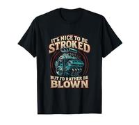 It's Nice To Be Stroked Funny Racing Carrera de Arrastre para Hombre Camiseta