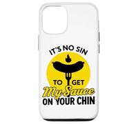 It's No Pecado To Get My Sauce On Your Chin Funny BBQ Meat Lover Carcasa para iPhone 12/12 Pro