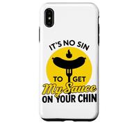 It's No Pecado To Get My Sauce On Your Chin Funny BBQ Meat Lover Carcasa para iPhone XS MAX
