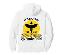 It's No Pecado To Get My Sauce On Your Chin Funny BBQ Meat Lover Sudadera con Capucha