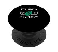 It's Not A Bug It's A Feature It Broma PopSockets PopGrip Adhesivo