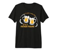 It's Not A Dad BOD It's A Father Figure Funny Beer Lover Camiseta Premium