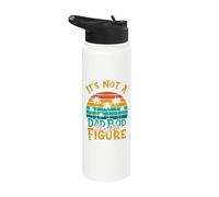 It's Not A Dad Bod It's a Father Figure Funny Father's Day Stainless Steel Insulated Water Bottle