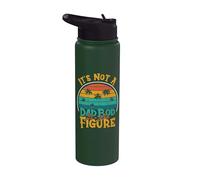 It's Not A Dad Bod It's a Father Figure Funny Father's Day Stainless Steel Insulated Water Bottle