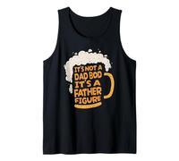 It's Not A Dad BOD It's A Father Figure Lager Funny Beer Camiseta sin Mangas