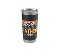 It's Not a Dad Bod It's a Father Figure Retro Father's Day Vaso térmico de acero inoxidable de doble pared