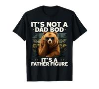 It's Not A Dad Bod It's Father Figura Funny Bear Vintage Camiseta