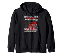 It's Not A Gun Funny Pun Pro Gun Rights 2nd Enmienda Sudadera con Capucha