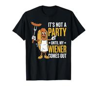 It's Not A Party Until My Wiener Sale Funny Hot Dog Camiseta