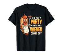 It's Not A Party Until My Wiener Sale Funny Hot Dog Camiseta