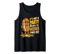 It's Not A Party Until My Wiener Sale Funny Hot Dog Camiseta sin Mangas