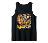 It's Not A Party Until My Wiener Sale Funny Hot Dog Camiseta sin Mangas