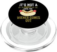 It's not a party until the Weiner comes out PopSockets PopGrip para MagSafe