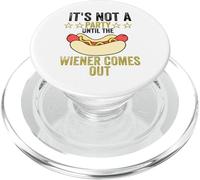 It's not a party until the Weiner comes out PopSockets PopGrip para MagSafe