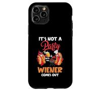 It's Not A Party Until The Weiner Sale Funny Hot Dog Carcasa para iPhone 11 Pro