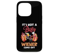 It's Not A Party Until The Weiner Sale Funny Hot Dog Carcasa para iPhone 13 Pro