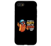 It's Not A Party Until The Wiener Comes Out Funny Hot Dogs Carcasa para iPhone SE (2020) / 7 / 8