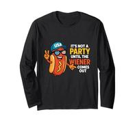 It's Not A Party Until The Wiener Comes Out Funny Hot Dogs Manga Larga