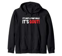 It's Not A Pimp Walk It's Gout Funny Old Man Medical Humor Sudadera con Capucha