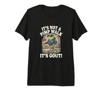 It's Not A Pimp Walk Its Gout Retro Frog Cane Camiseta Premium