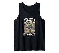 It's Not A Pimp Walk Its Gout Retro Frog Cane Camiseta sin Mangas