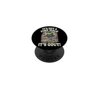 It's Not A Pimp Walk Its Gout Retro Frog Cane PopSockets PopGrip Adhesivo