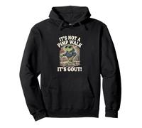 It's Not A Pimp Walk Its Gout Retro Frog Cane Sudadera con Capucha