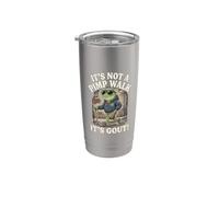 It's Not A Pimp Walk Its Gout Retro Frog Cane Vaso térmico de acero inoxidable de doble pared