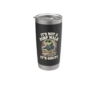 It's Not A Pimp Walk Its Gout Retro Frog Cane Vaso térmico de acero inoxidable de doble pared