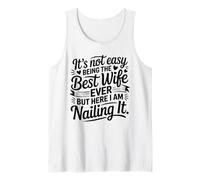 It's Not Easy Being The Best Wife Ever Funny Wife Mothers Day Camiseta sin Mangas