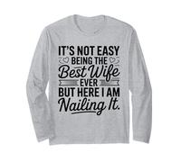 It's Not Easy Being The Best Wife Ever Funny Wife Mothers Day Manga Larga