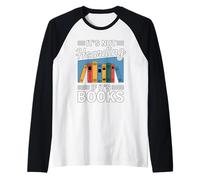 It's Not Hoarding If It's Books Camiseta Manga Raglan