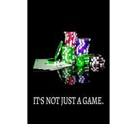 "It's not just a game." Novelty Notebook for Card Players: 80 Pages 40 Sheets 6" X 9" College-ruled