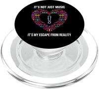 It's Not Just Music It's MY Escape from Reality PopSockets PopGrip para MagSafe
