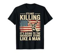 It's Not Killing It's Going To The Grocery Store Like A Man Camiseta