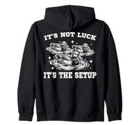 It's Not Luck Ducks Hunter Duck Hunting Lover Duck Season Sudadera con Capucha