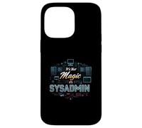 It's Not Magic It's SysAdmin Funny IT Tech Administrator Carcasa para iPhone 14 Pro MAX