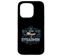 It's Not Magic It's SysAdmin Funny IT Tech Administrator Carcasa para iPhone 15 Pro