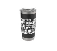 It's Not My Tongue It's My Face That's The Issue - Vaso térmico de acero inoxidable de doble pared
